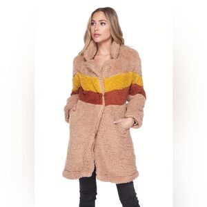 Judith March Teddy Sherpa Jacket Size L